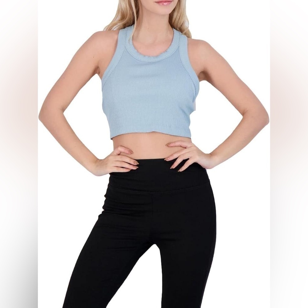 free people movement game time cropped ribbed cami